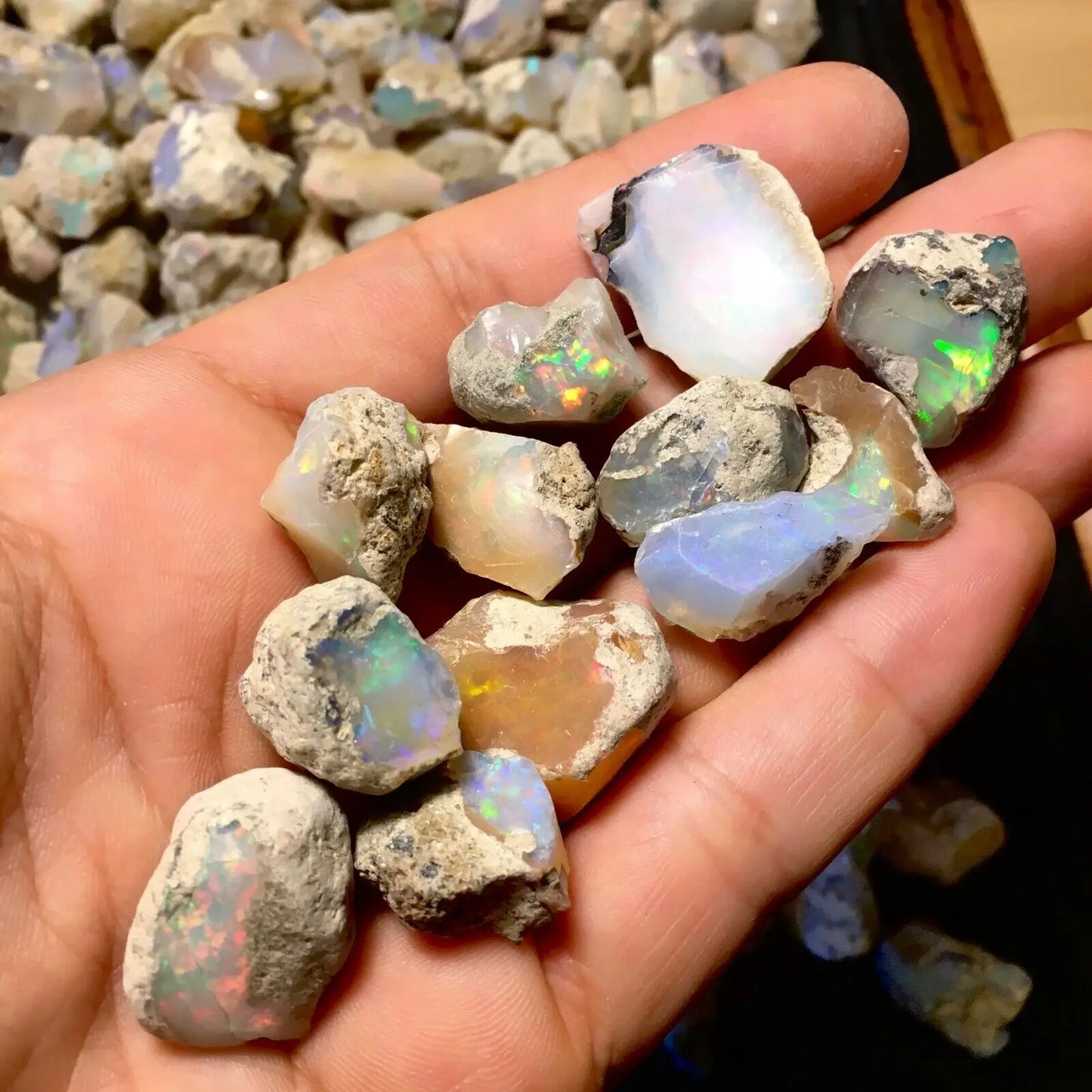 Natural Ethiopian Raw Welo Opal Nuggets