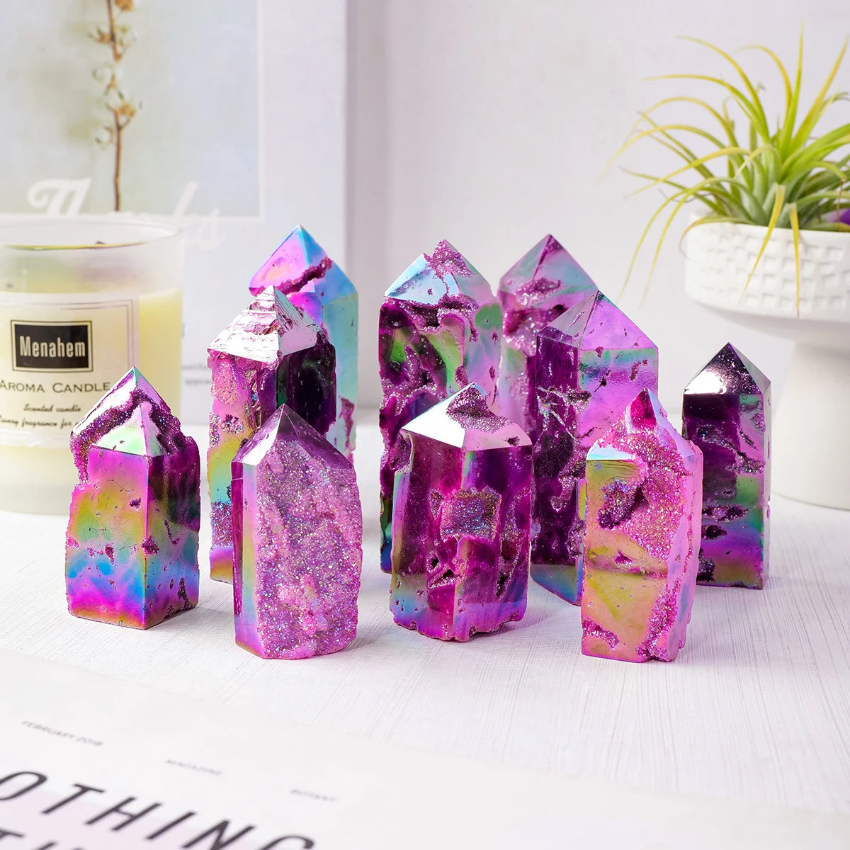 Aura Rose Sphalerite Rainbow Tower