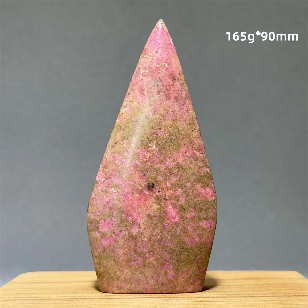 Natural Red Rhodochrosite Free-Form Torch