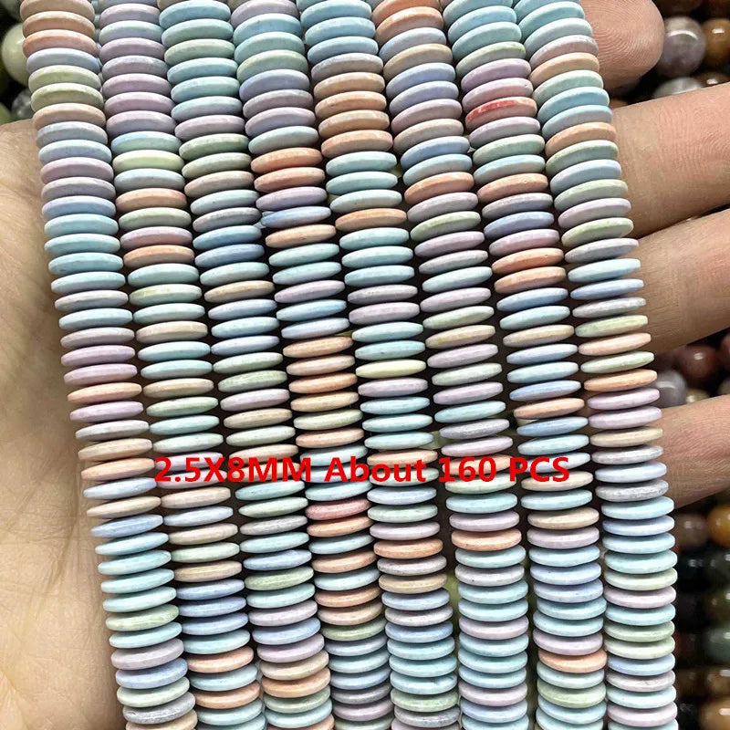 Pastel Rainbow Agate Bead Strand