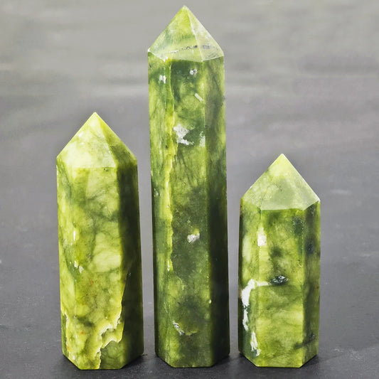 Natural Xiu Jade Stone Tower (small)