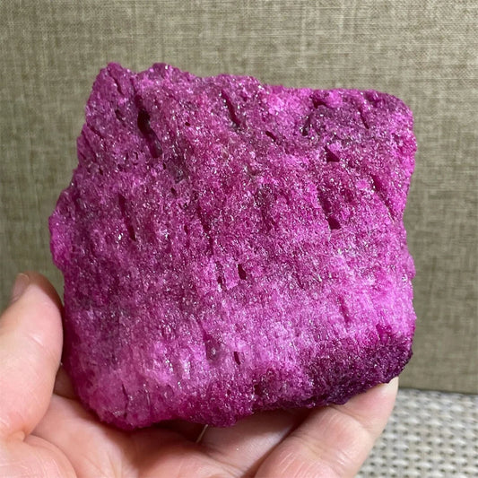 Raw Red Corundum Ruby