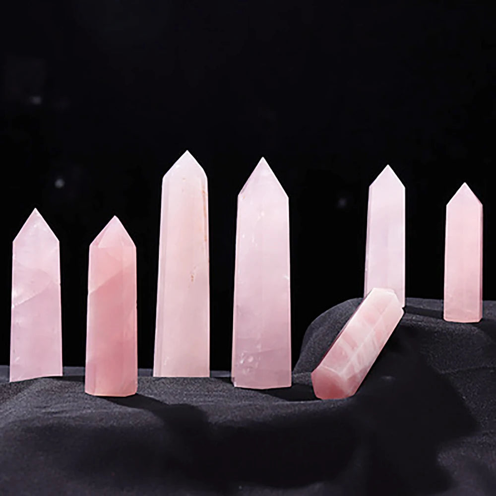 Tours de quartz rose