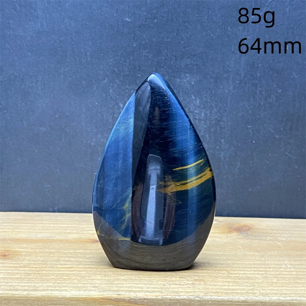 Natural Golden Blue Tigers Eye Torch