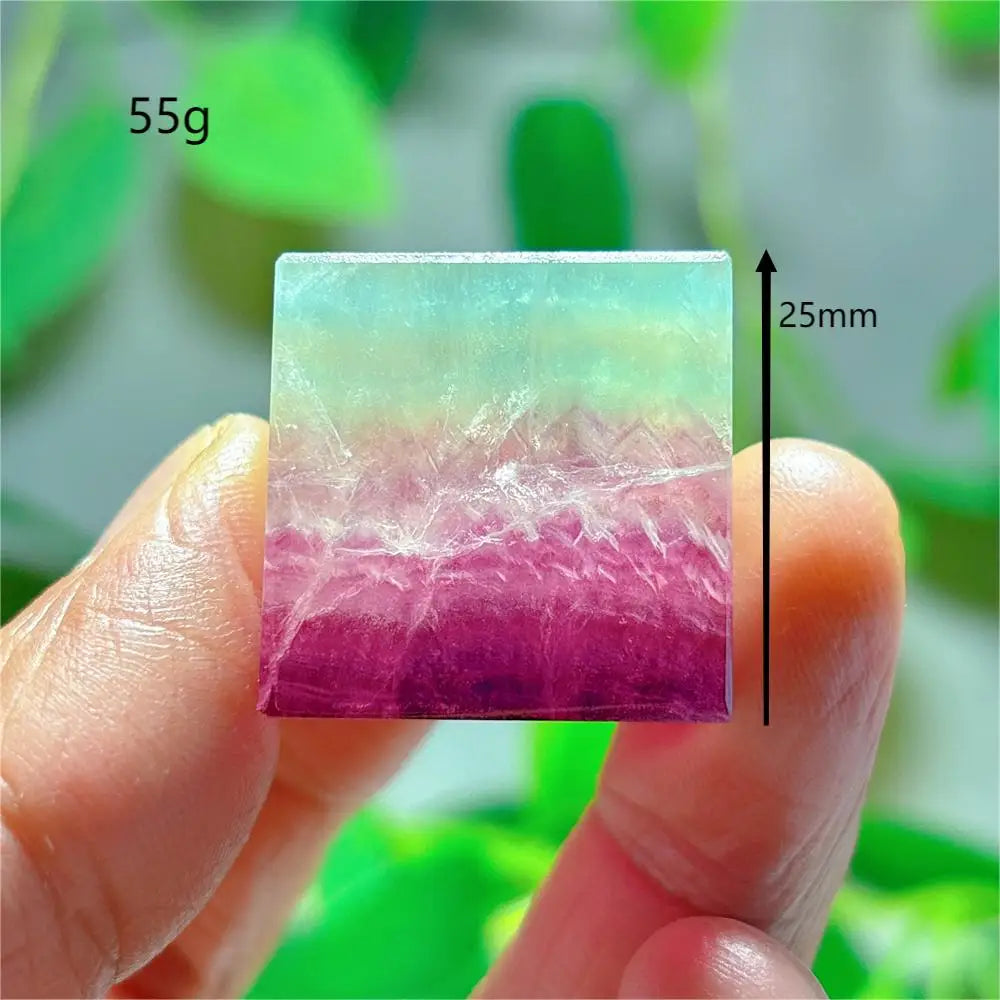 Natural Banded Candy Fluorite Cubes
