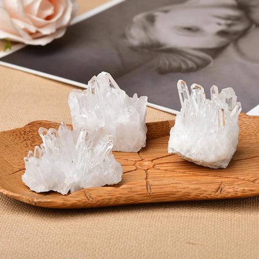 Natural Raw Quartz Crystal Cluster