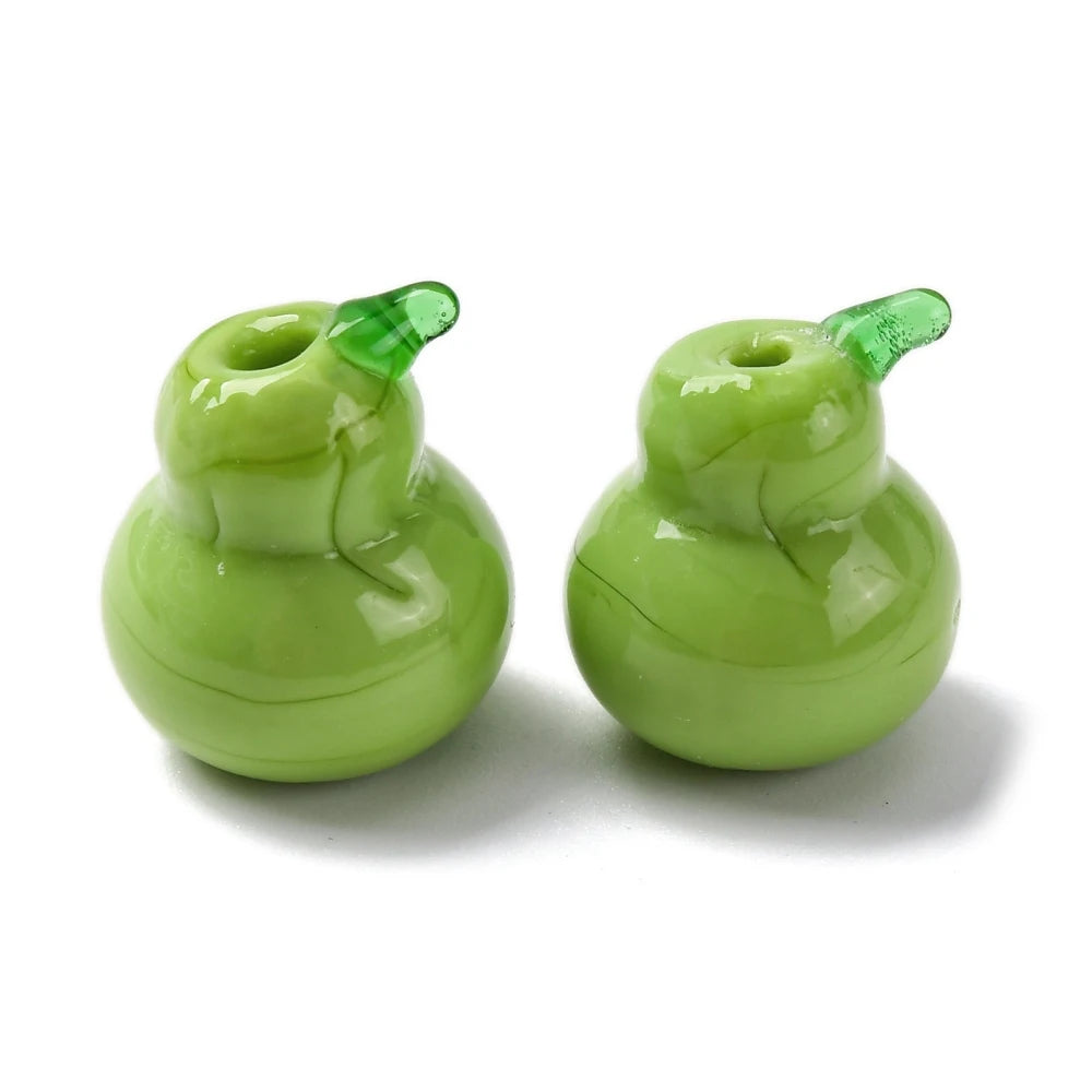 10Pcs Assorted Fruit Handmade Lampwork Beads