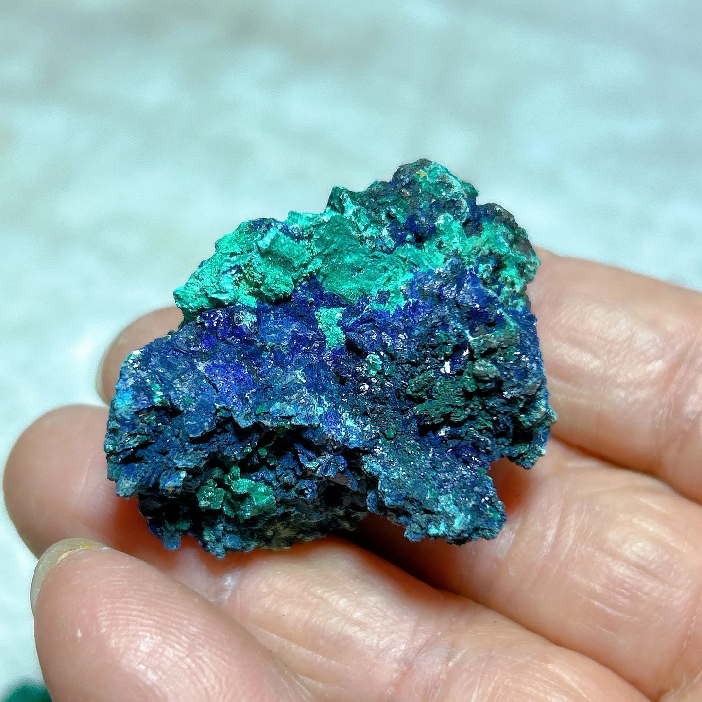 HQ Natural Chrysocolla With Azurite Specimen Medium