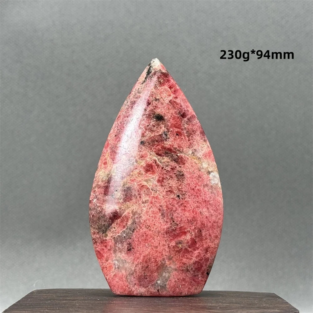 Natural Red Rhodochrosite Free-Form Torch