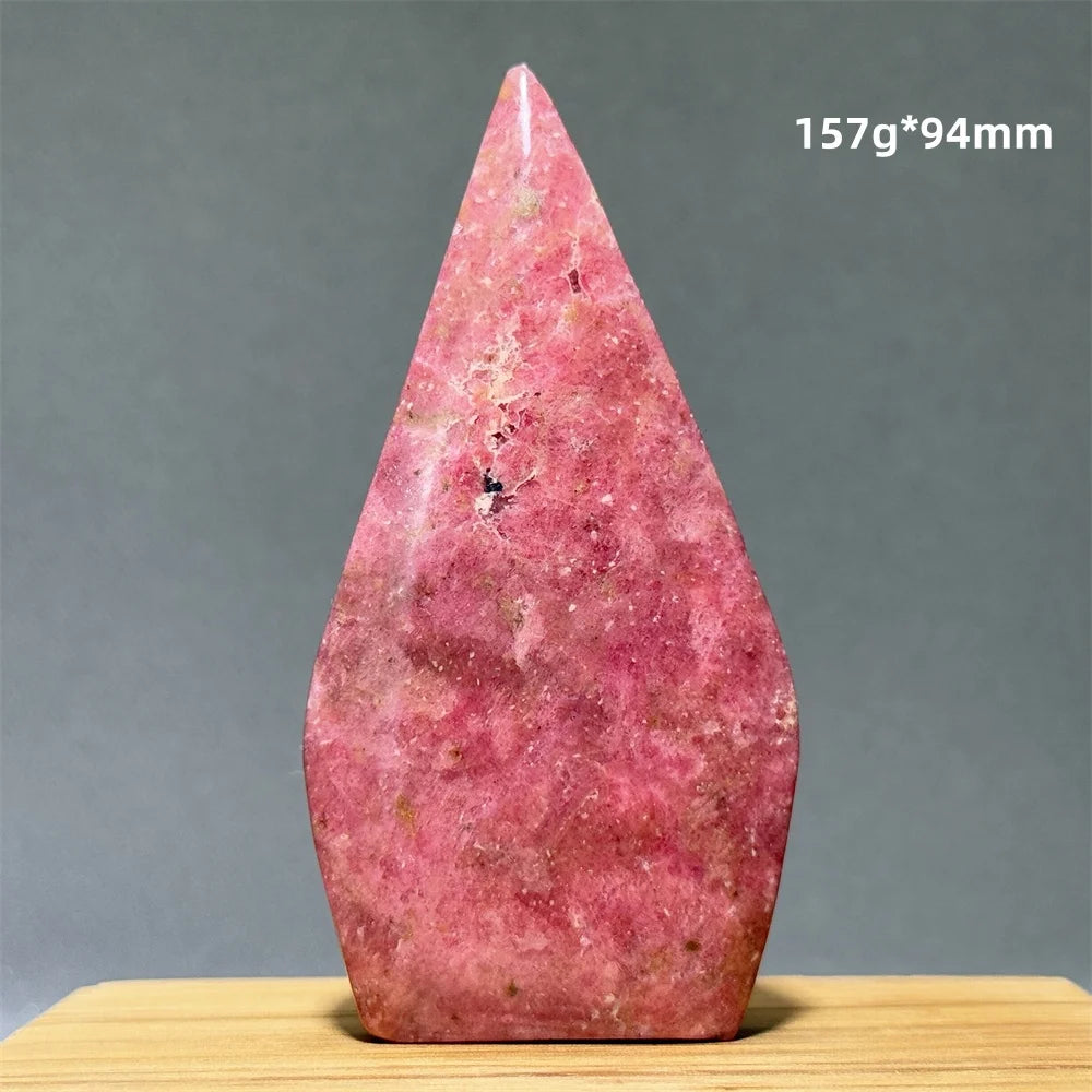 Natural Red Rhodochrosite Free-Form Torch