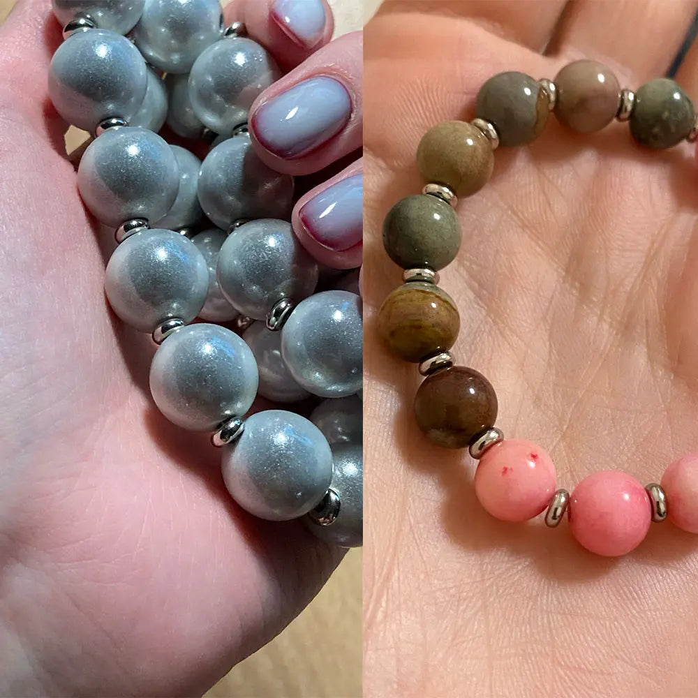 50pcs Stainless Steel Spacer Beads