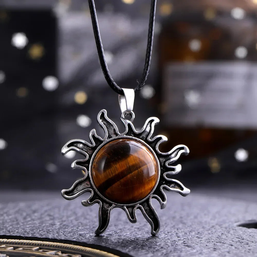 Sun Pendant Necklace