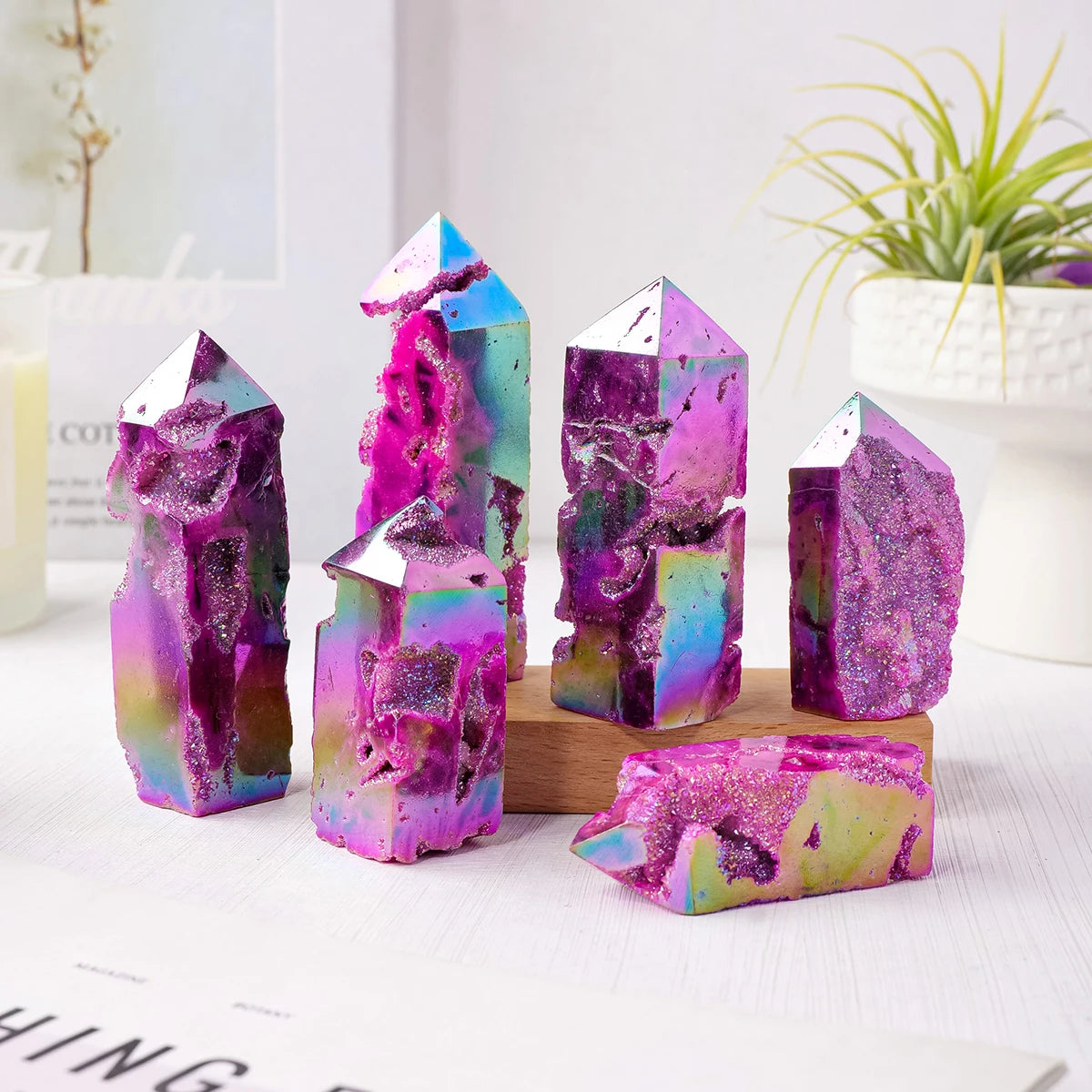 Aura Rose Sphalerite Rainbow Tower