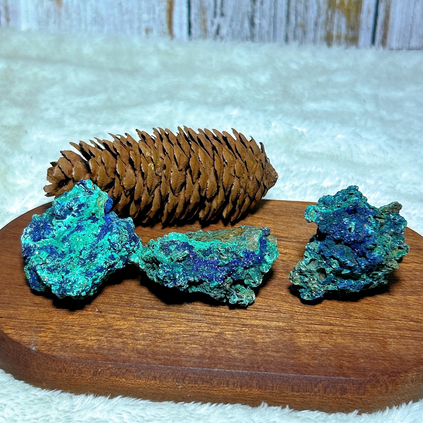 HQ Natural Chrysocolla With Azurite Specimen Medium