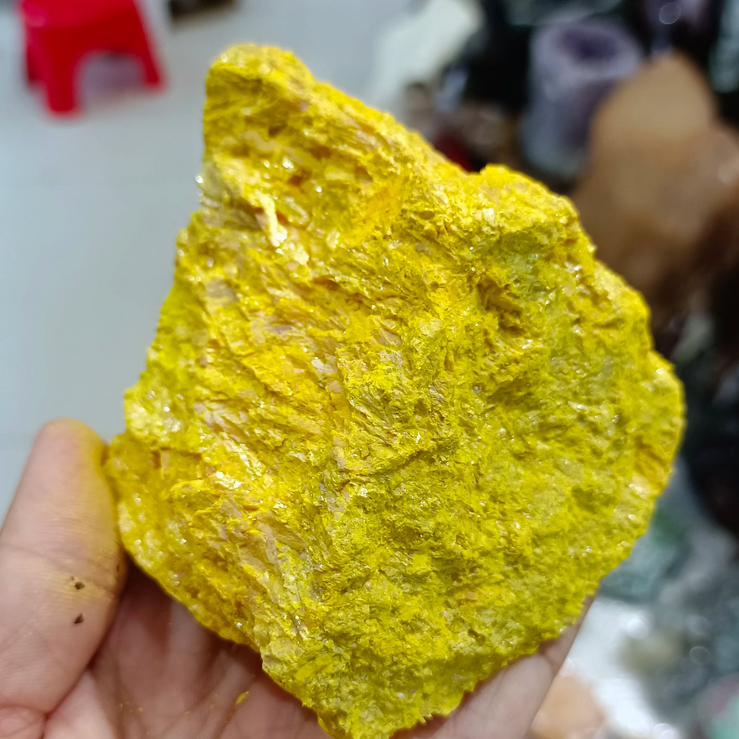 HQ Natural Rough Realgar Specimen