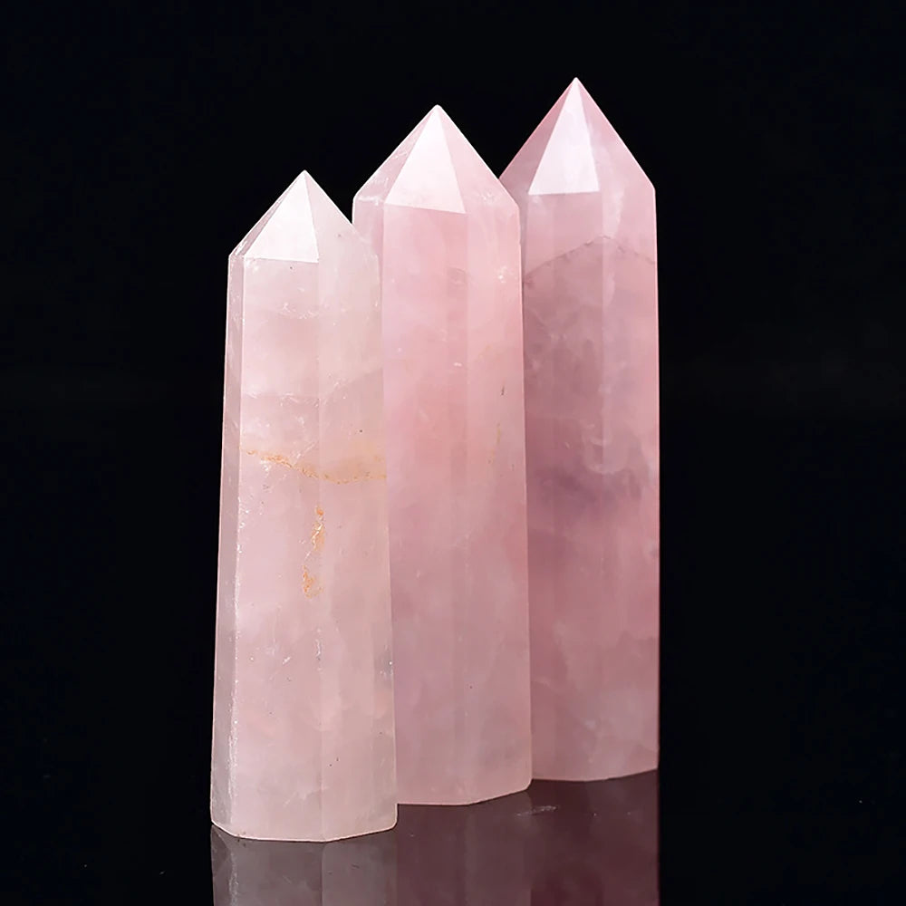Tours de quartz rose