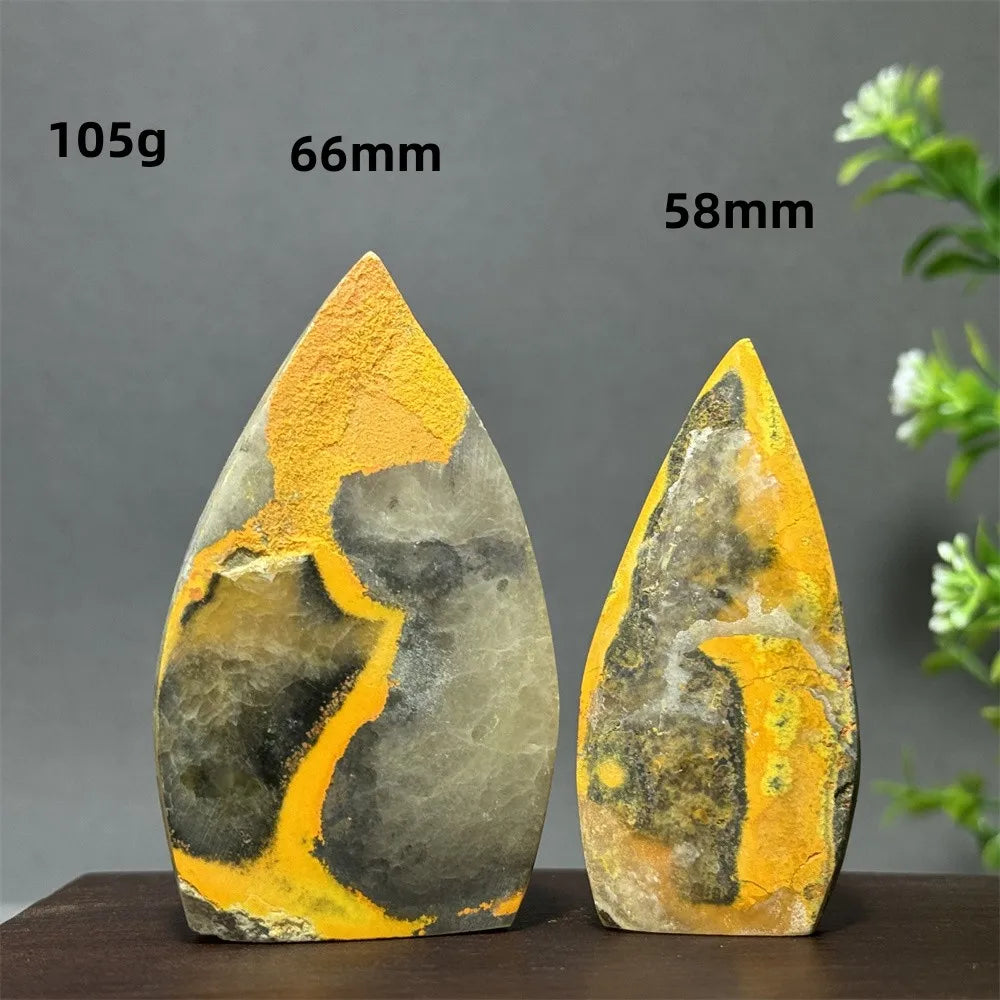 Natural Bumblebee Jasper Free Form Torch