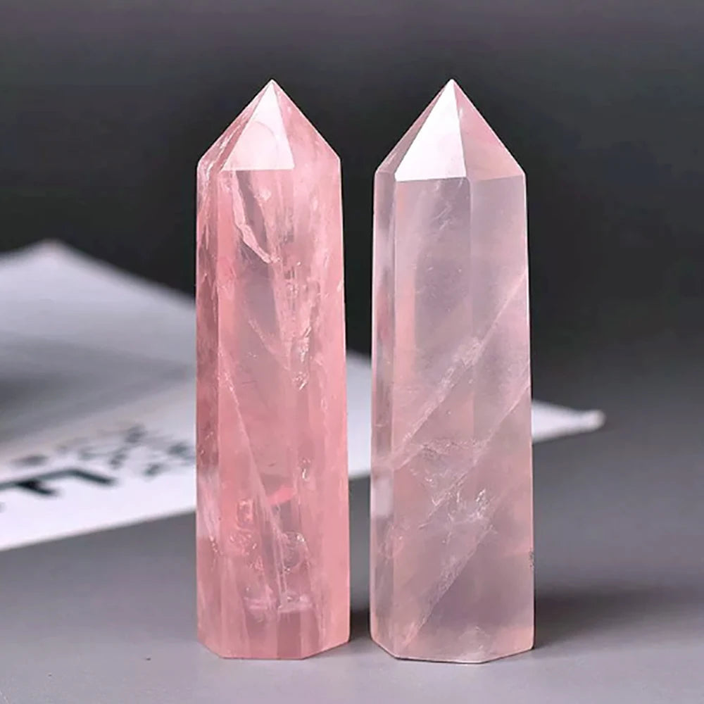 Tours de quartz rose