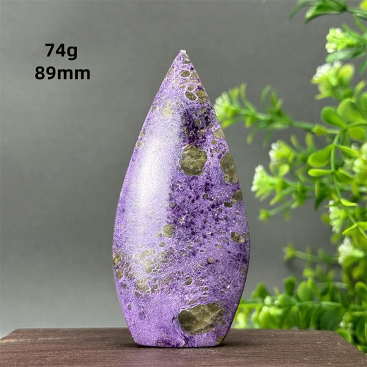 Natural Atlantisite Free-Form Torch
