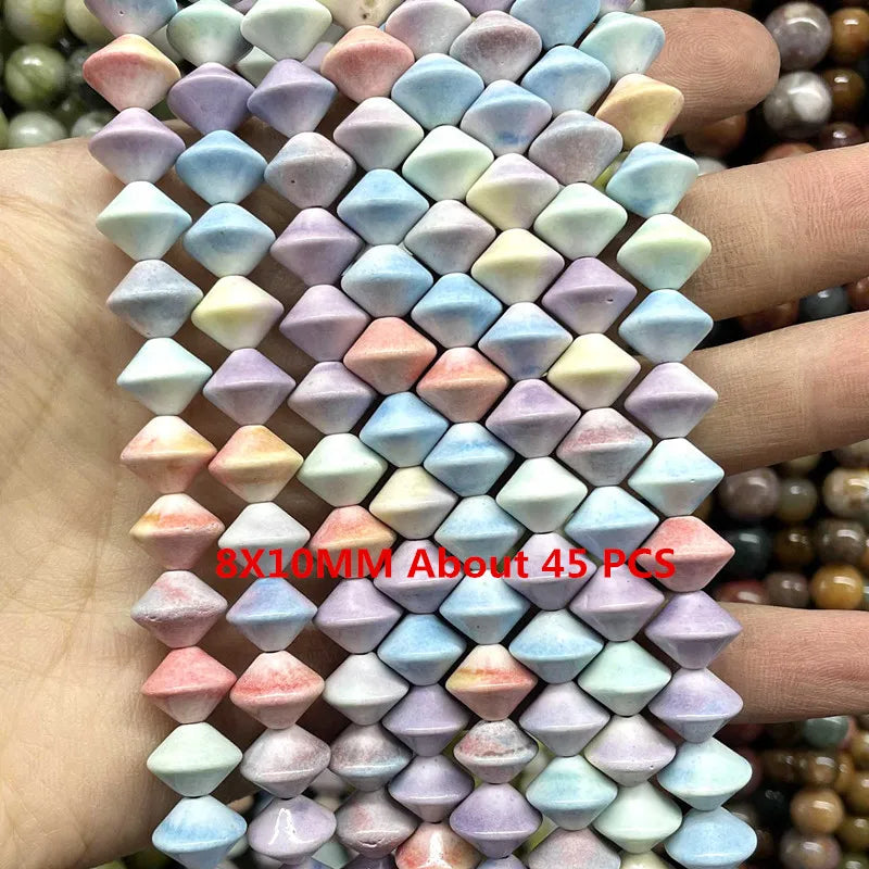 Pastel Rainbow Agate Bead Strand
