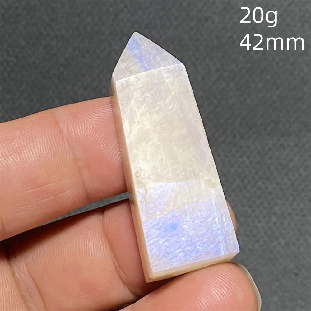 AAA Natural High Quality Blue Moonstone Tower